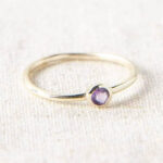 Amethyst Silver or Gold Ring