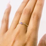 Amethyst Silver or Gold Ring