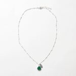 August Green Jade Birthstone Necklace