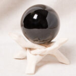 Black Obsidian Sphere with Tripod