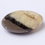 Black Septarian Palm Stones=
