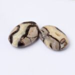 Black Septarian Palm Stones=