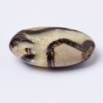 Black Septarian Palm Stones=