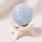 Celestine Sphere with Tripod