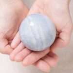 Celestine Sphere with Tripod