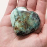 Chrysocolla Heart