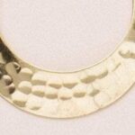 Fair Trade Lunar Crescent Earrings - Gold Tone