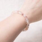 Hematoid Red Tangerine Quartz Energy Bracelet - 6mm