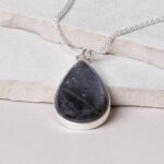 Labradorite Teardrop Pendant Necklace