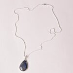 Labradorite Teardrop Pendant Necklace