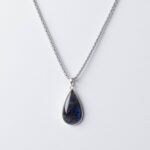 Labradorite Teardrop Pendant Necklace