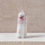 Plum Blossom Tourmaline Crystal Point