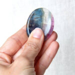 Rainbow Fluorite Worry Stone