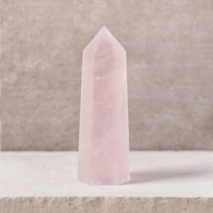 Rose Quartz Crystal Point Towel