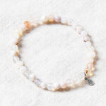 Sakura Cherry Blossom Agate Energy Bracelet