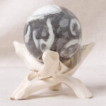 Shell Fossil Sphere with Tripod