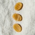 Yellow Calcite Worry Stone