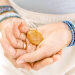 Yellow Calcite Worry Stone
